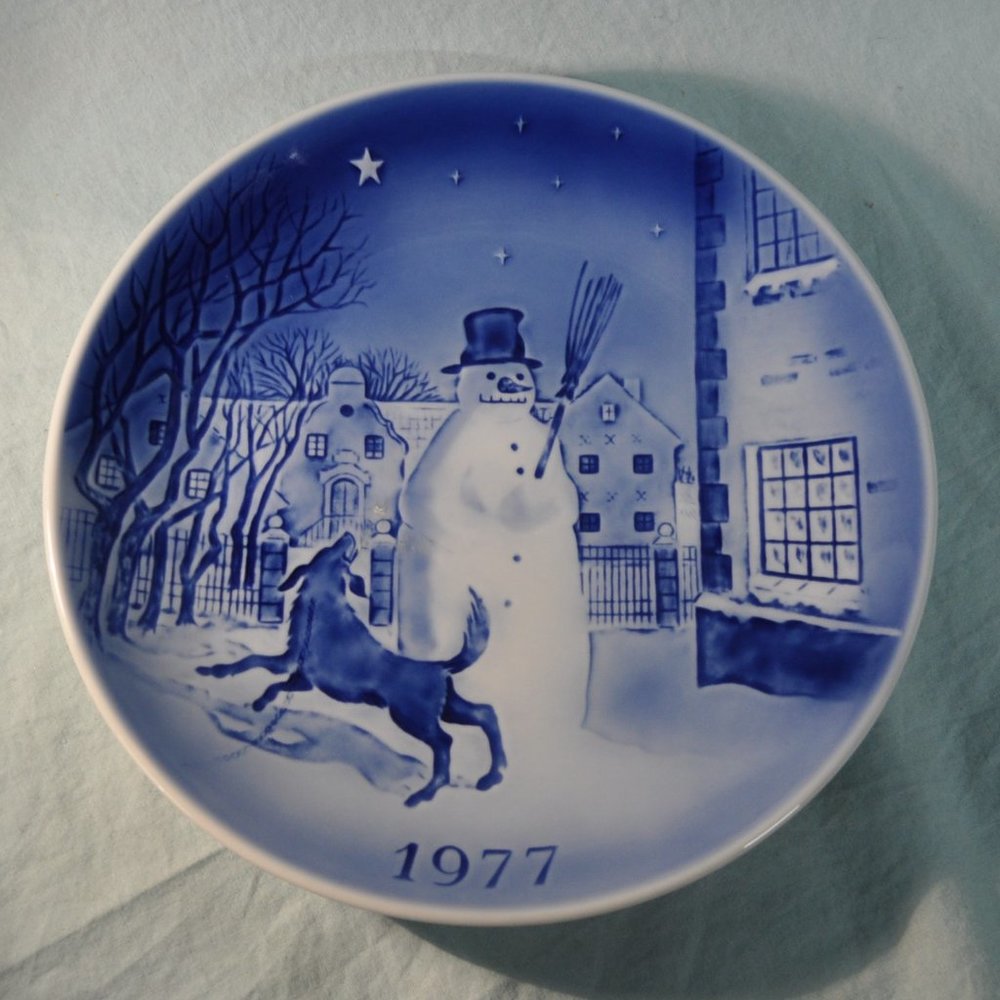 3 for $36 - vintage Desiree 1977 plate the snowman Hans Christian Andersen (2GW)